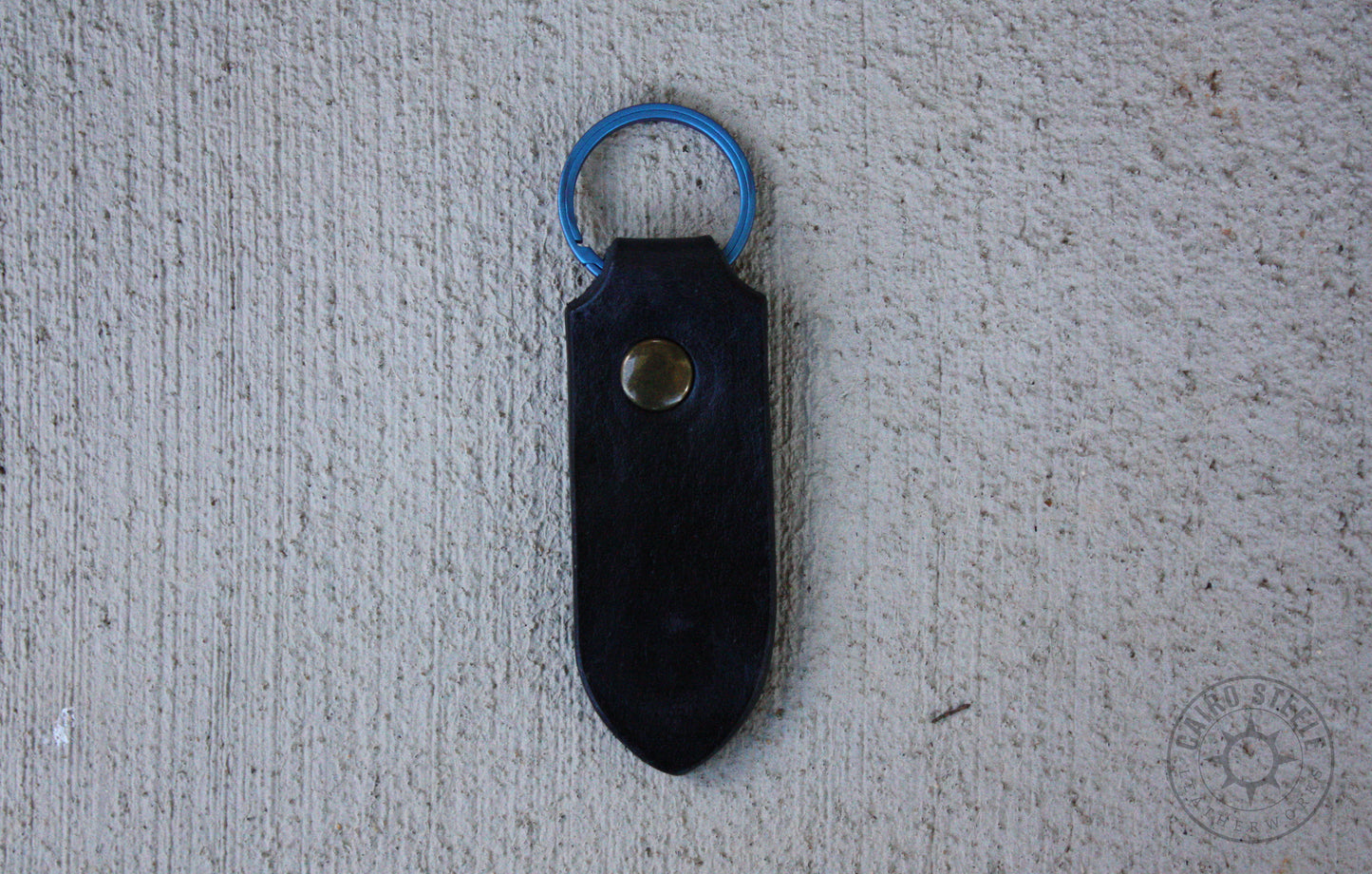 Black Leather Keychain [Multiple Options]