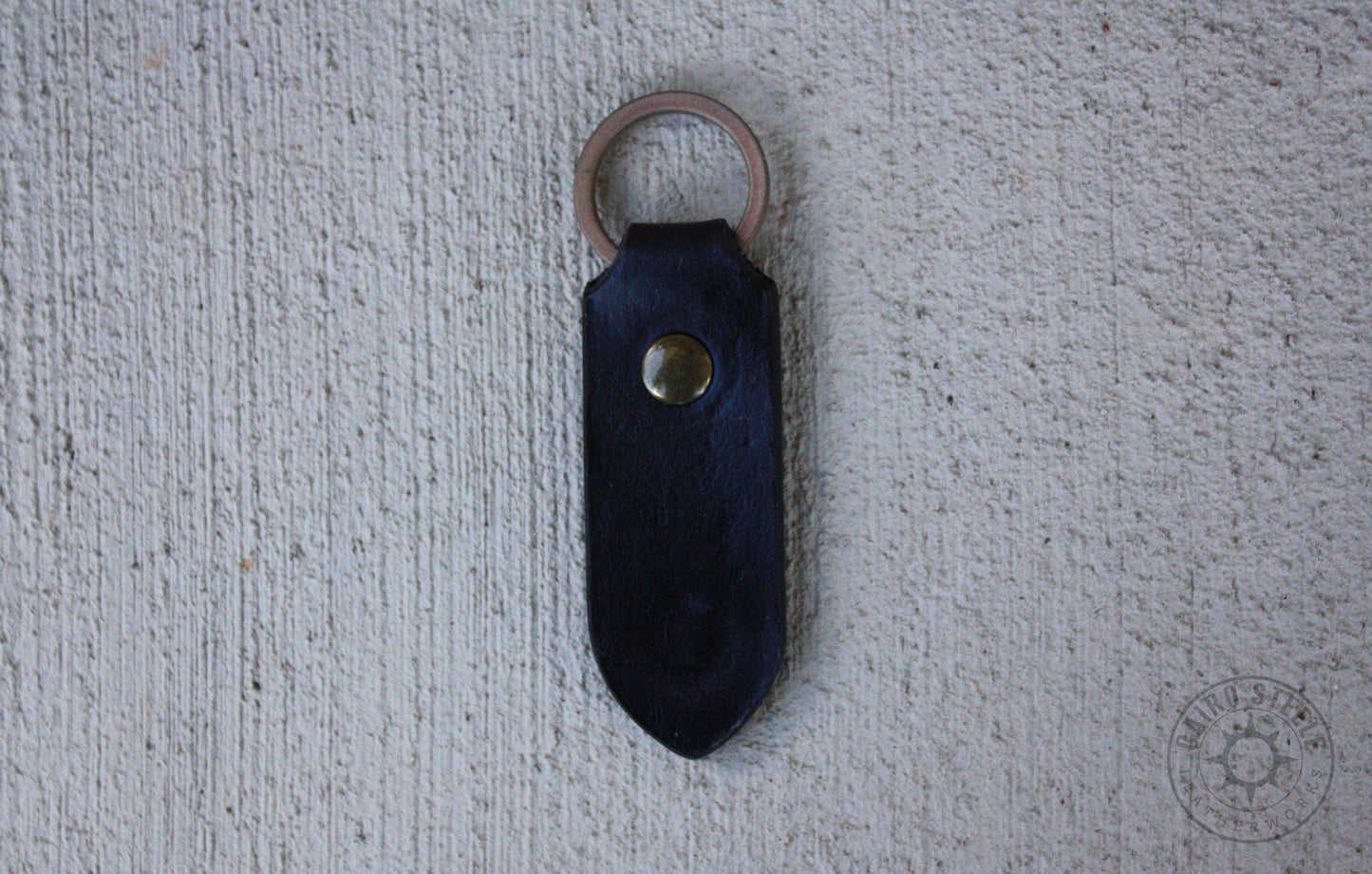 Black Leather Keychain [Multiple Options]