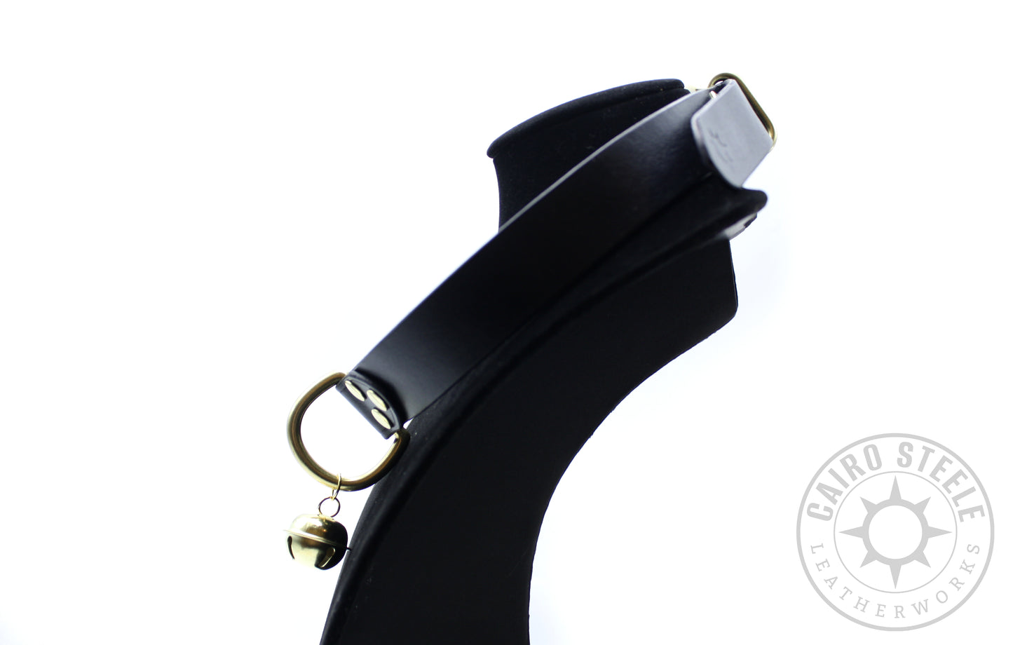 Black & Brass Kitten Collar