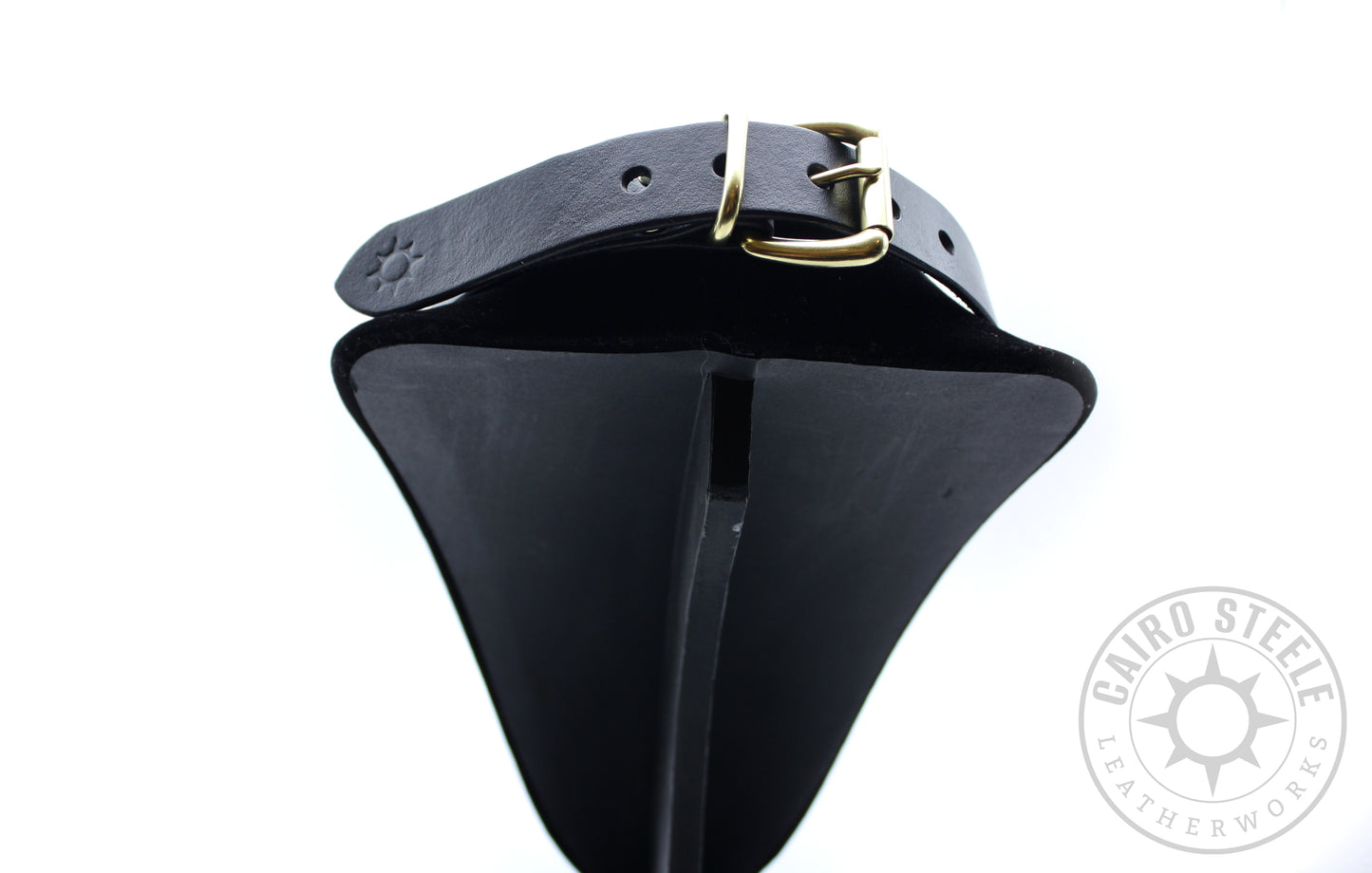 Black & Brass Kitten Collar