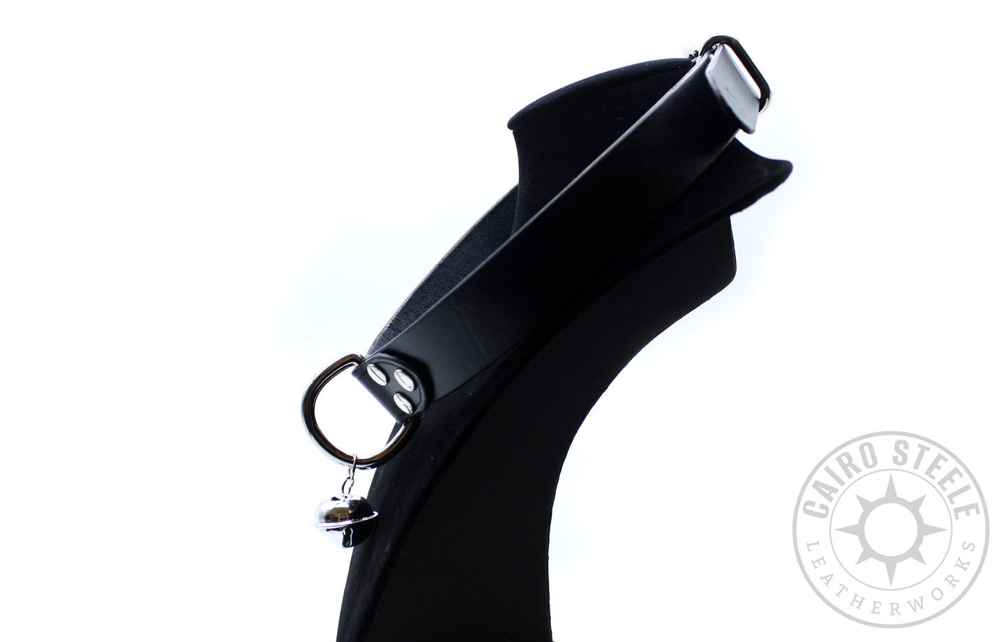 Black & Nickel Kitten Collar