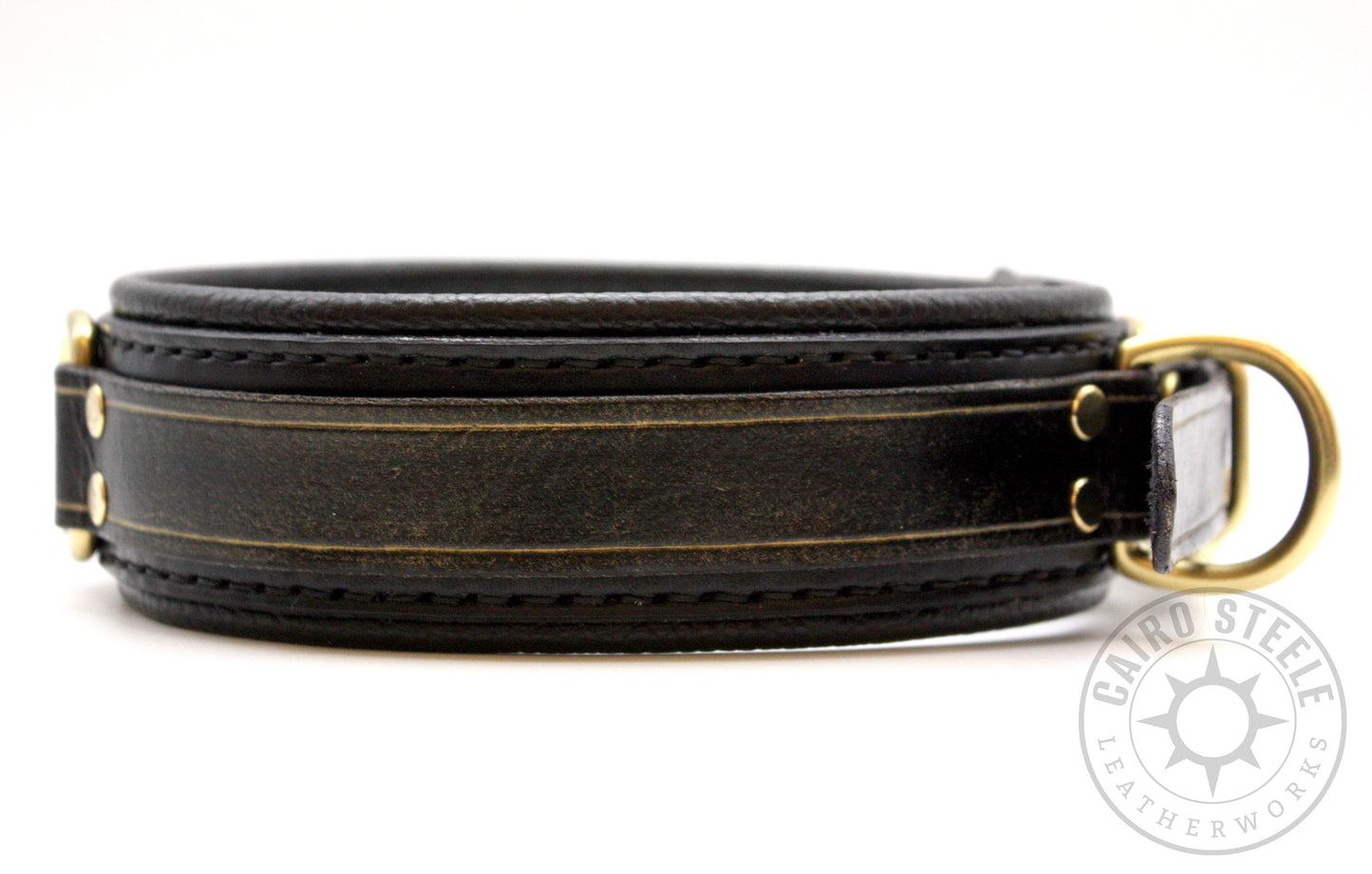 Black & Gold Locking Collar