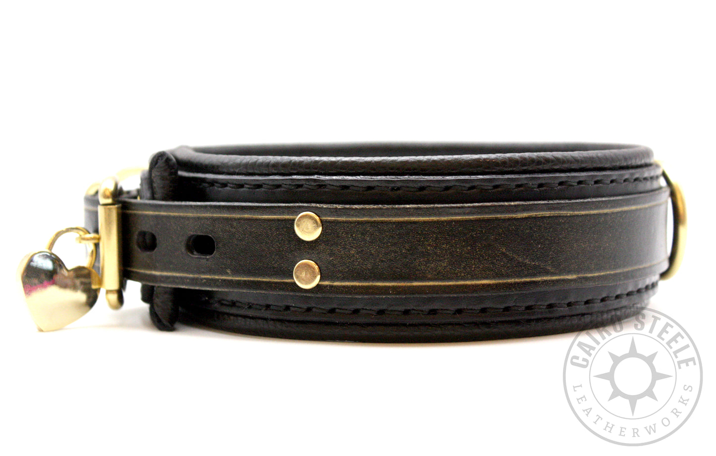Black & Gold Locking Collar