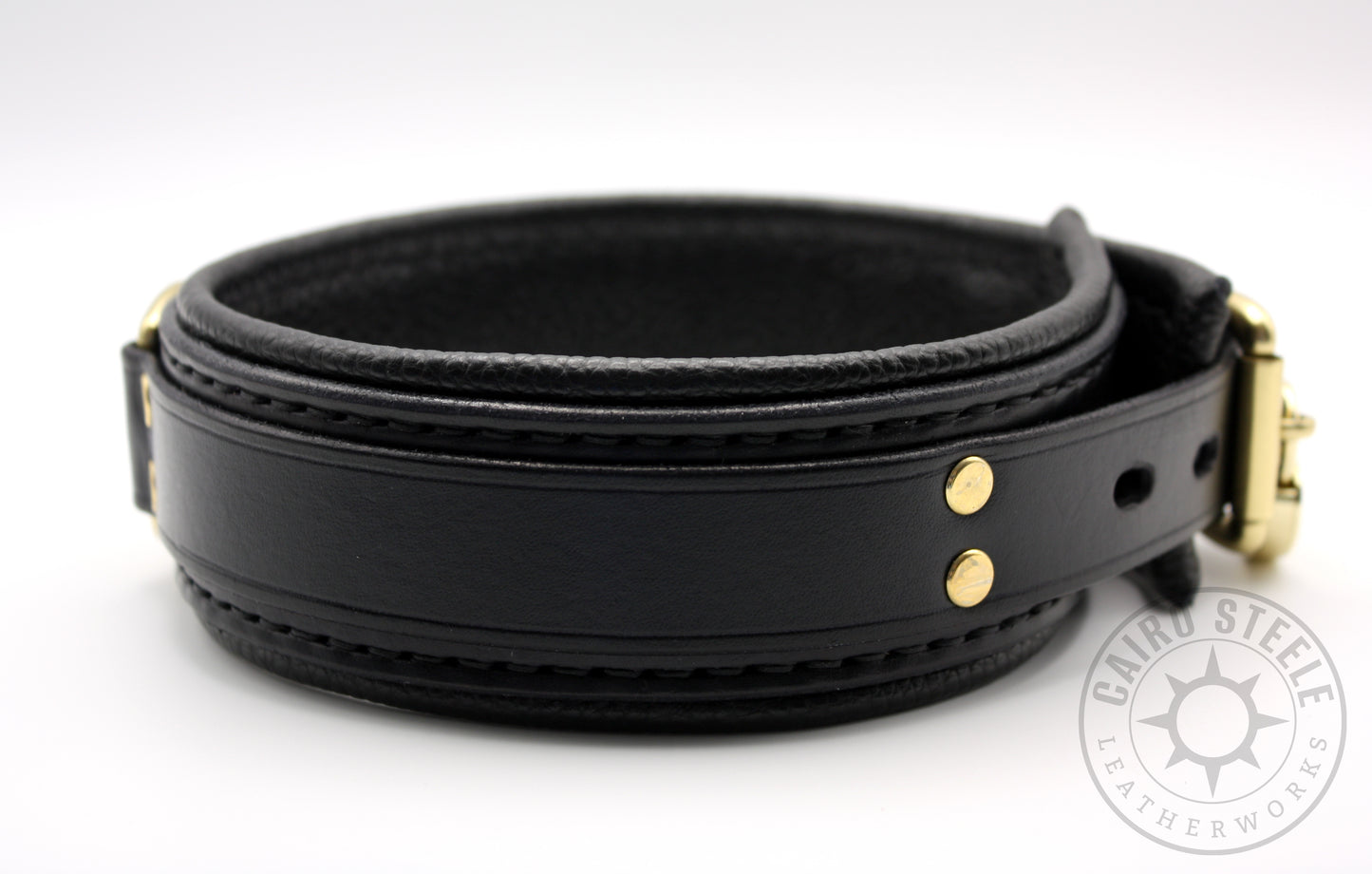Black & Brass Locking Collar