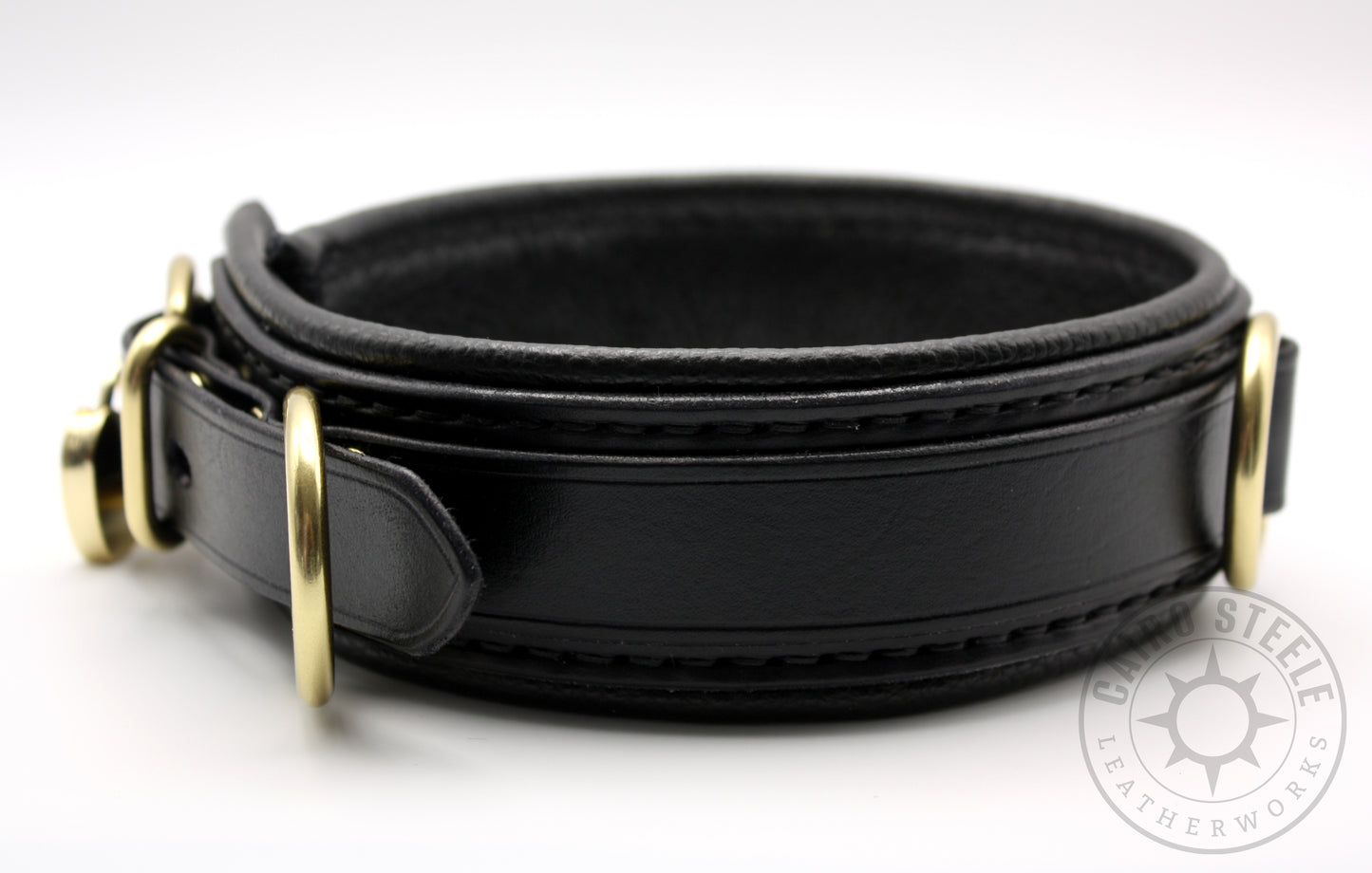 Black & Brass Locking Collar