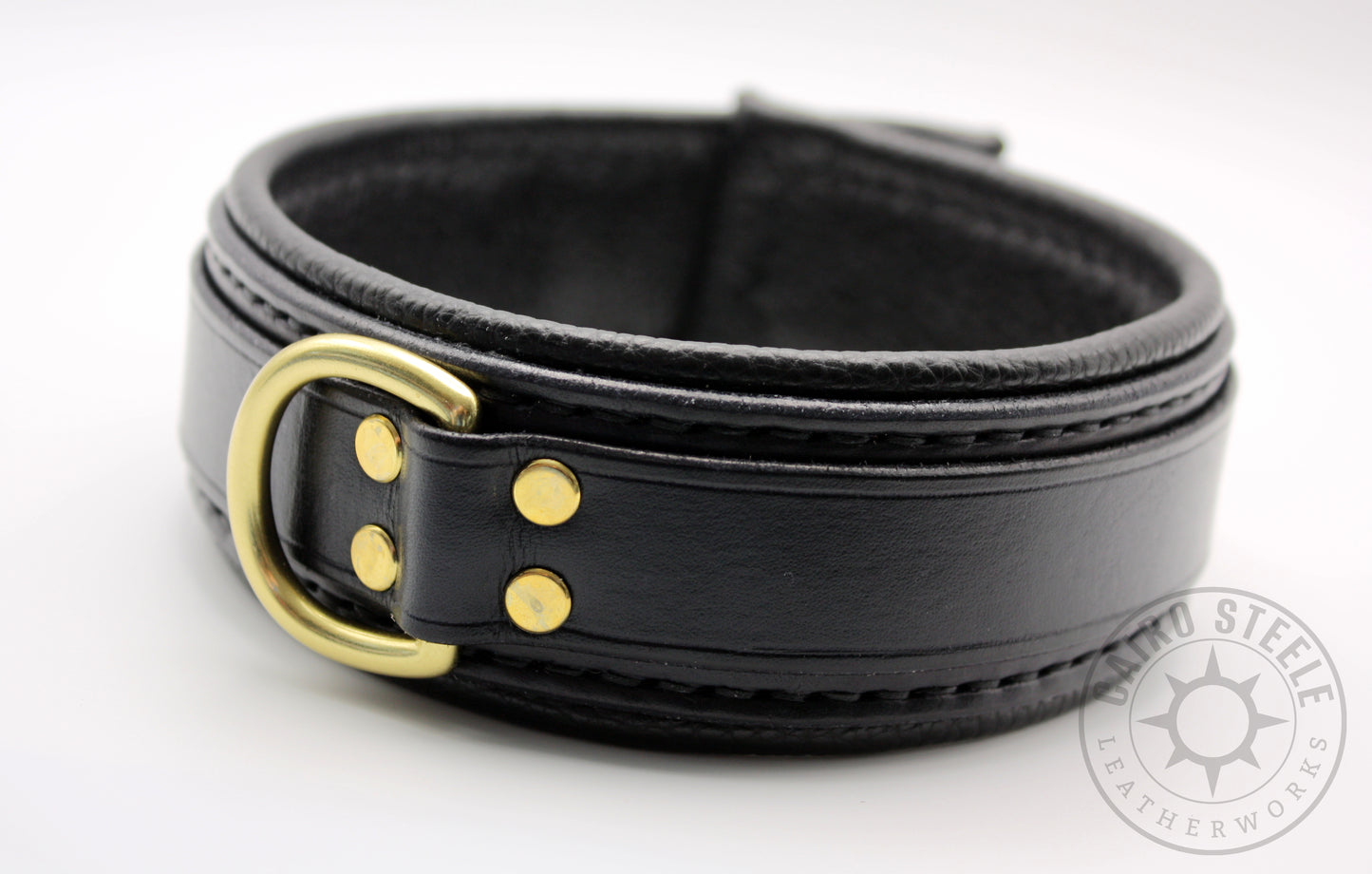 Black & Brass Locking Collar