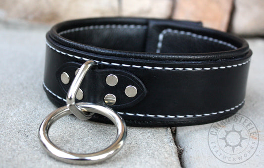Black and Silver Loop Collar