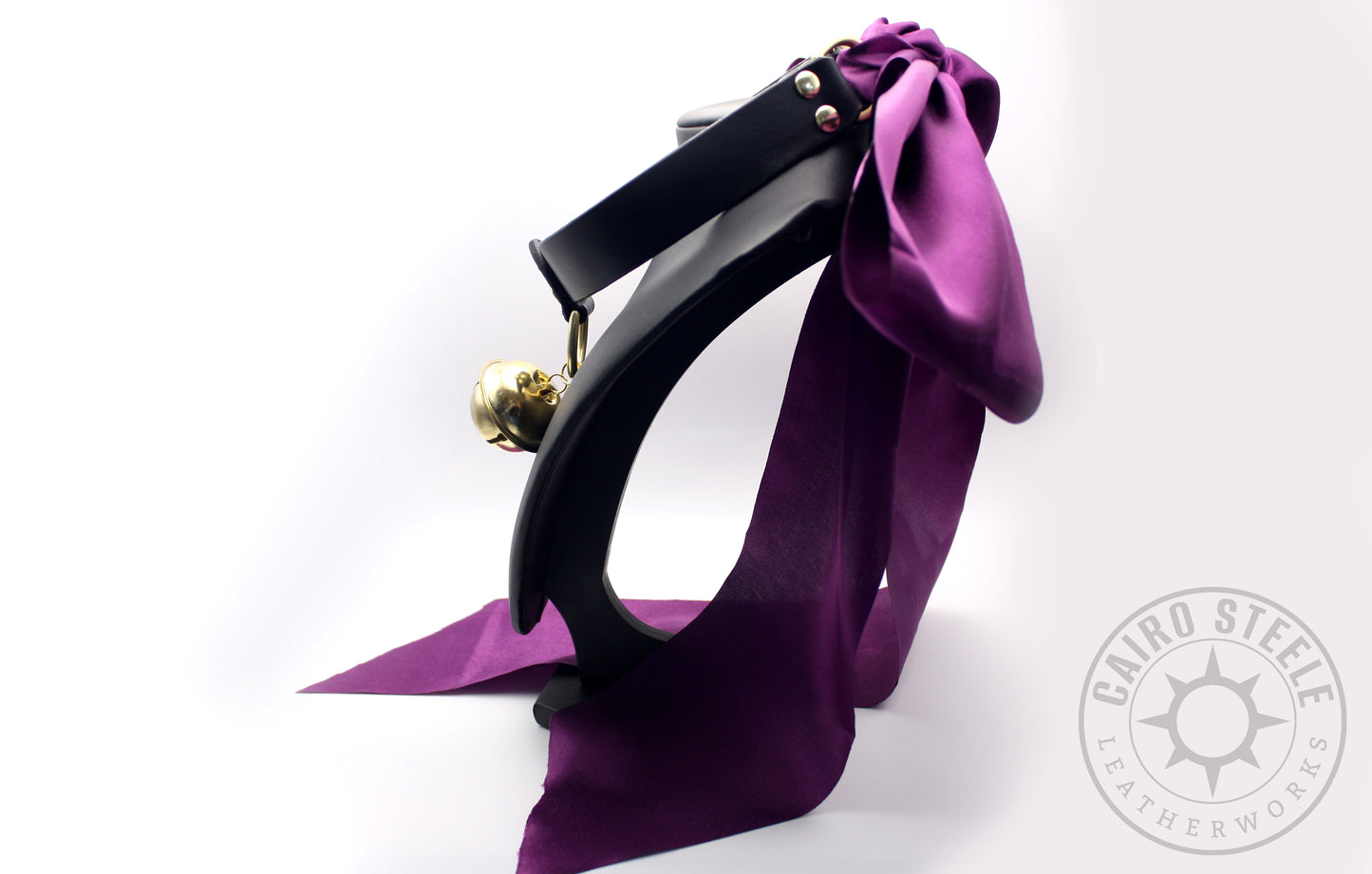 Ribbon Collar w/ Medium Bell [Brass]