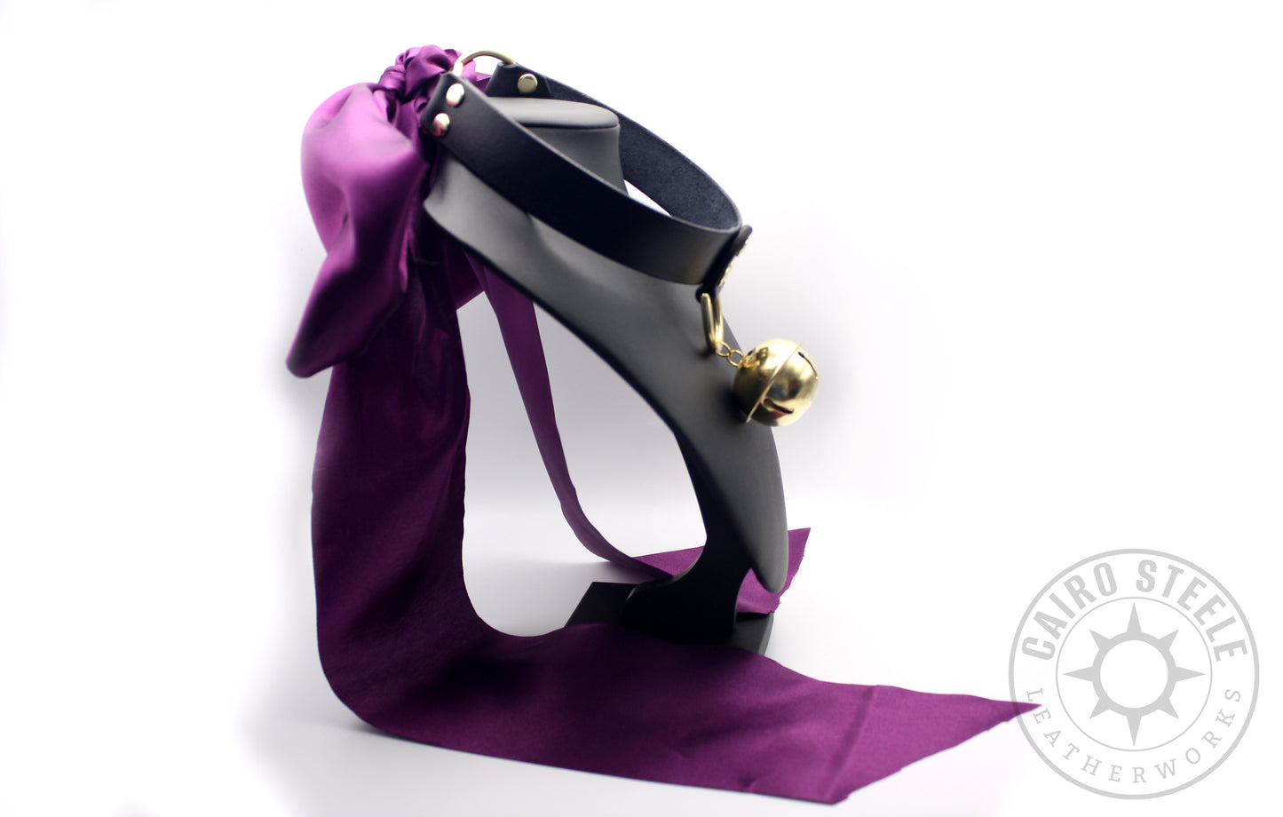 Ribbon Collar w/ Medium Bell [Brass]