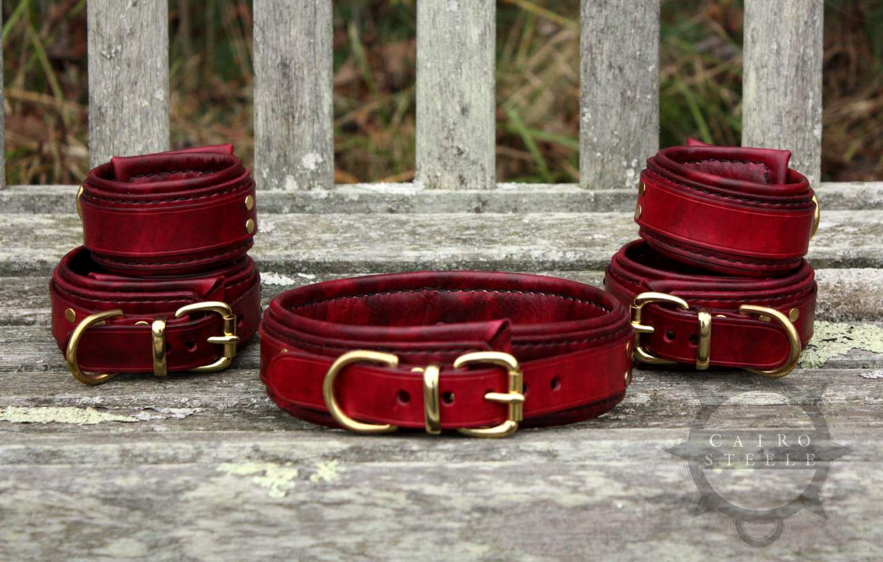 Oxblood Collar & Cuff Set [2024]