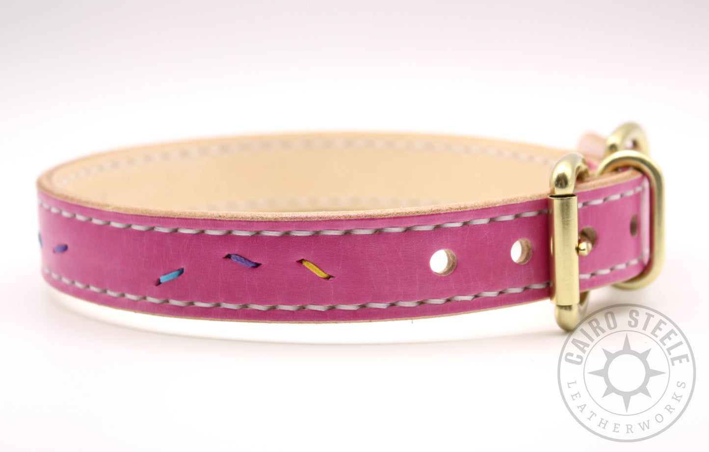 Pink & Brass Sugar Cookie Collar