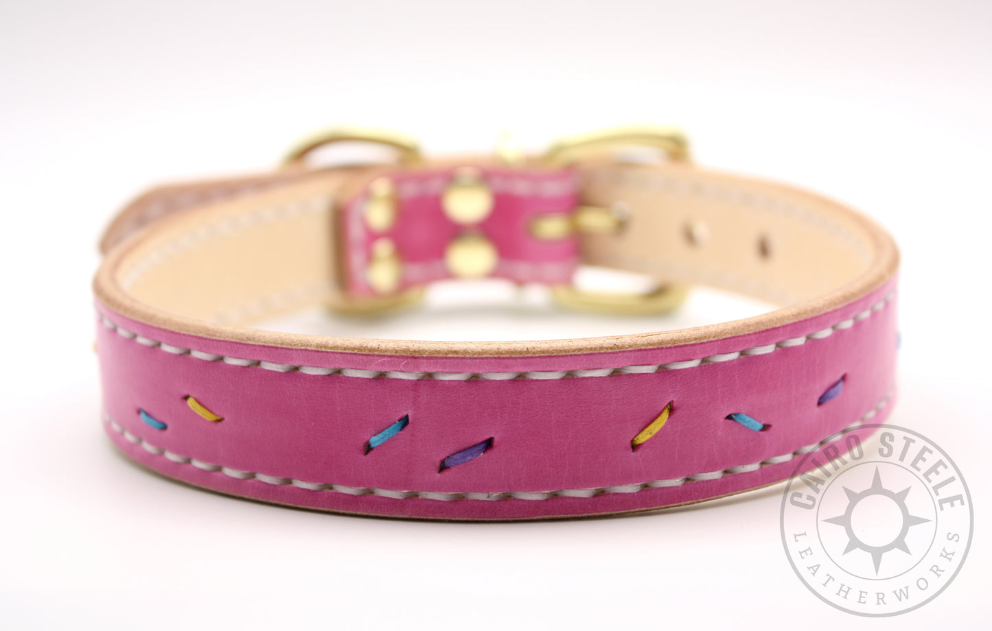 Pink & Brass Sugar Cookie Collar