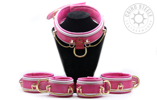 Pink & White Locking Set