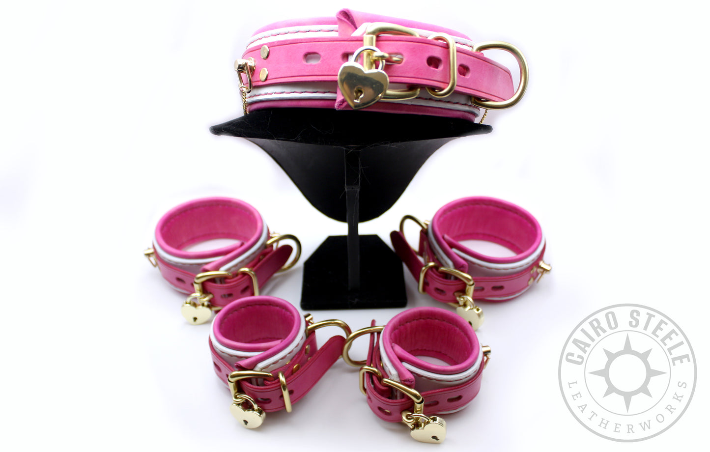 Pink & White Locking Set