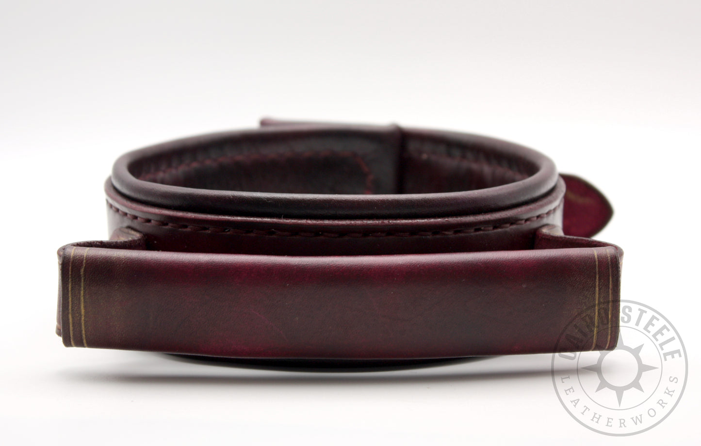 Oxblood & Brass Pull Collar