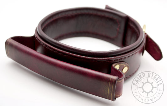 Oxblood & Brass Pull Collar