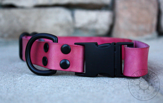 Pink & Black Puppy Collar