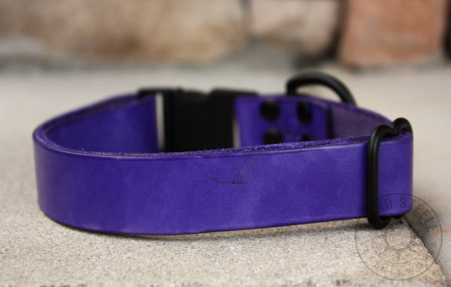 Violet & Black Puppy Collar
