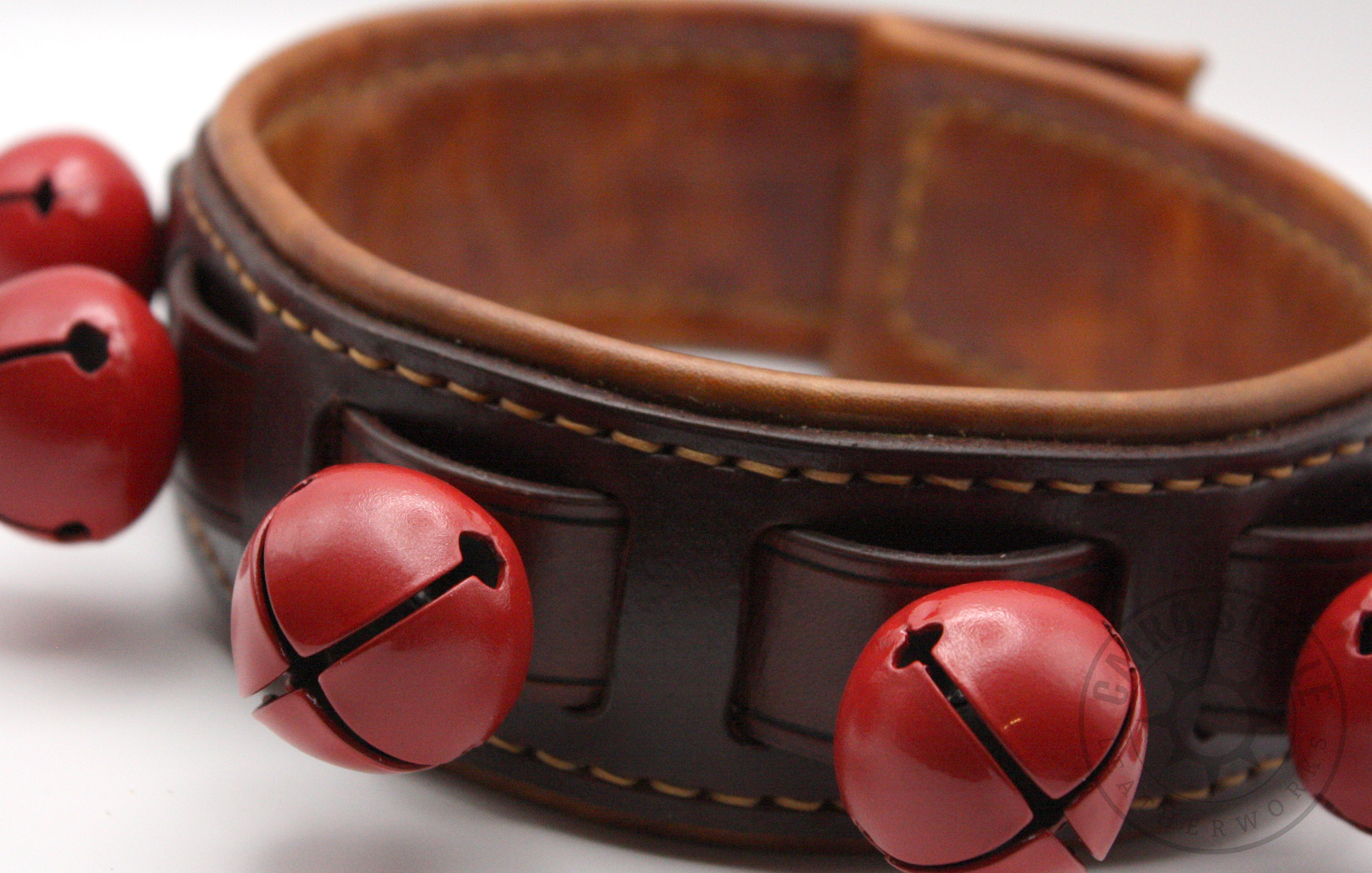 RUDOLPH Sleigh Bell Collar – Cairo Steele Leatherworks