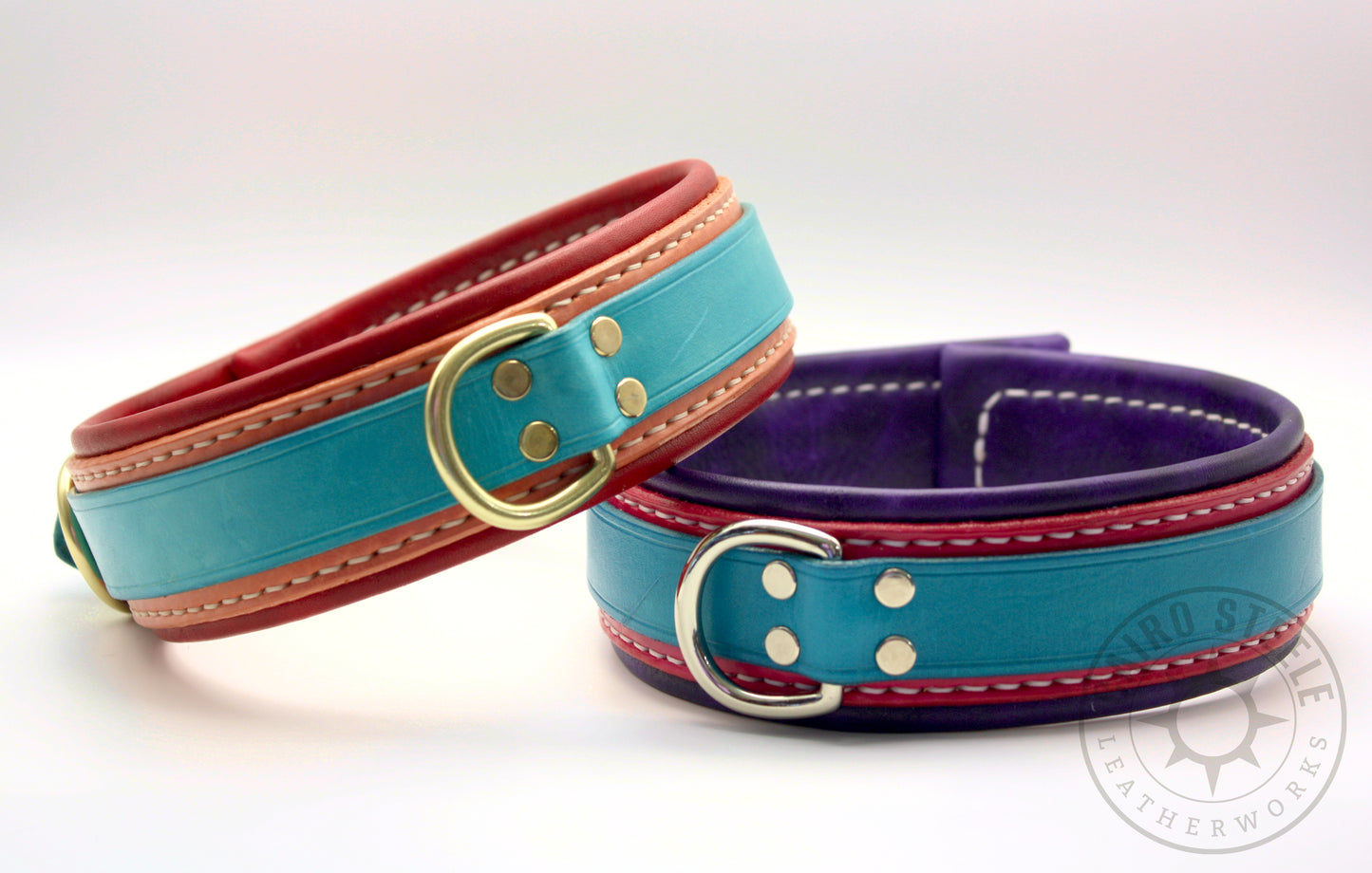 Cerulean & Hot Pink Collar