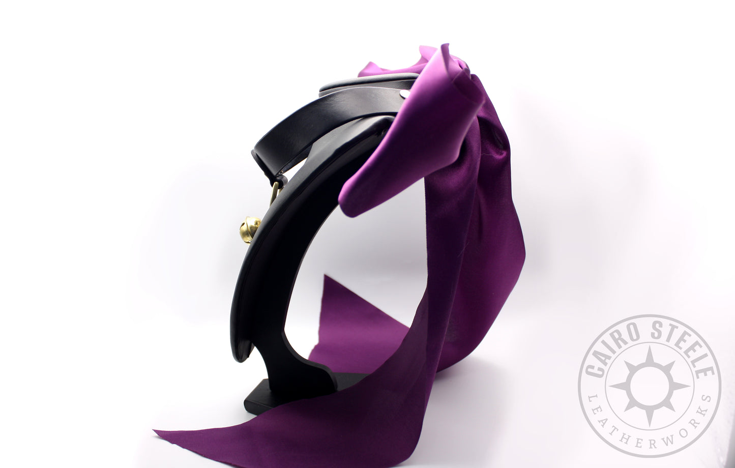 Ribbon Collar w/ Small Bell [Brass]