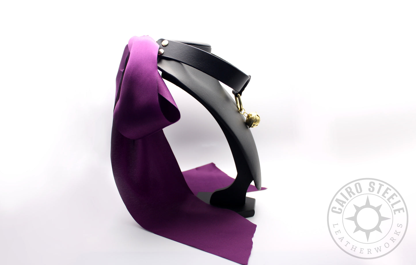 Ribbon Collar w/ Small Bell [Brass]