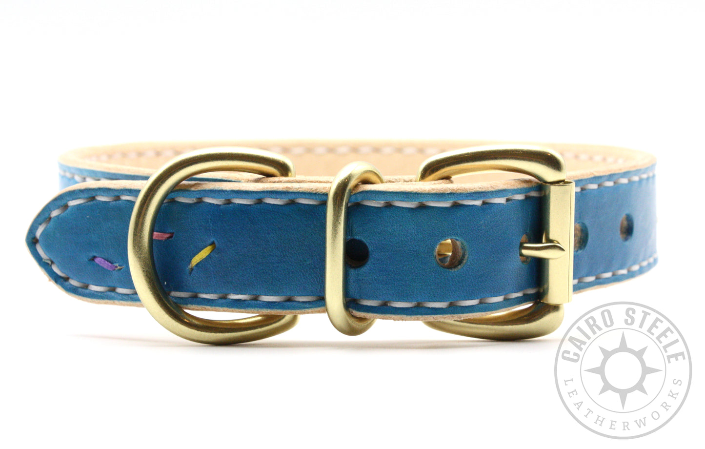 Aqua & Brass Sugar Cookie Collar