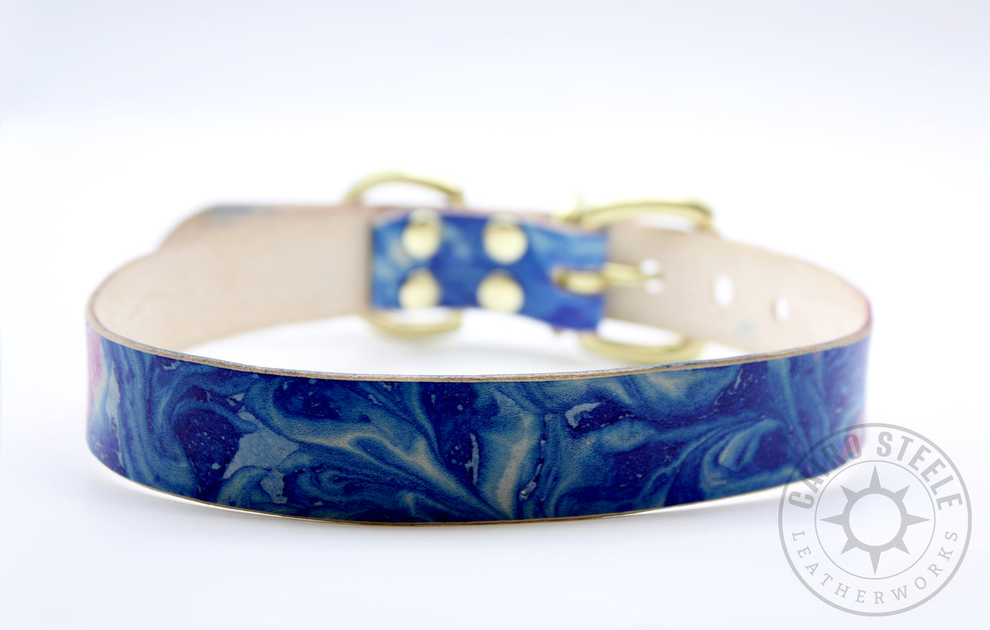 Made-To-Order: Trans Pride Marbled Day Collar