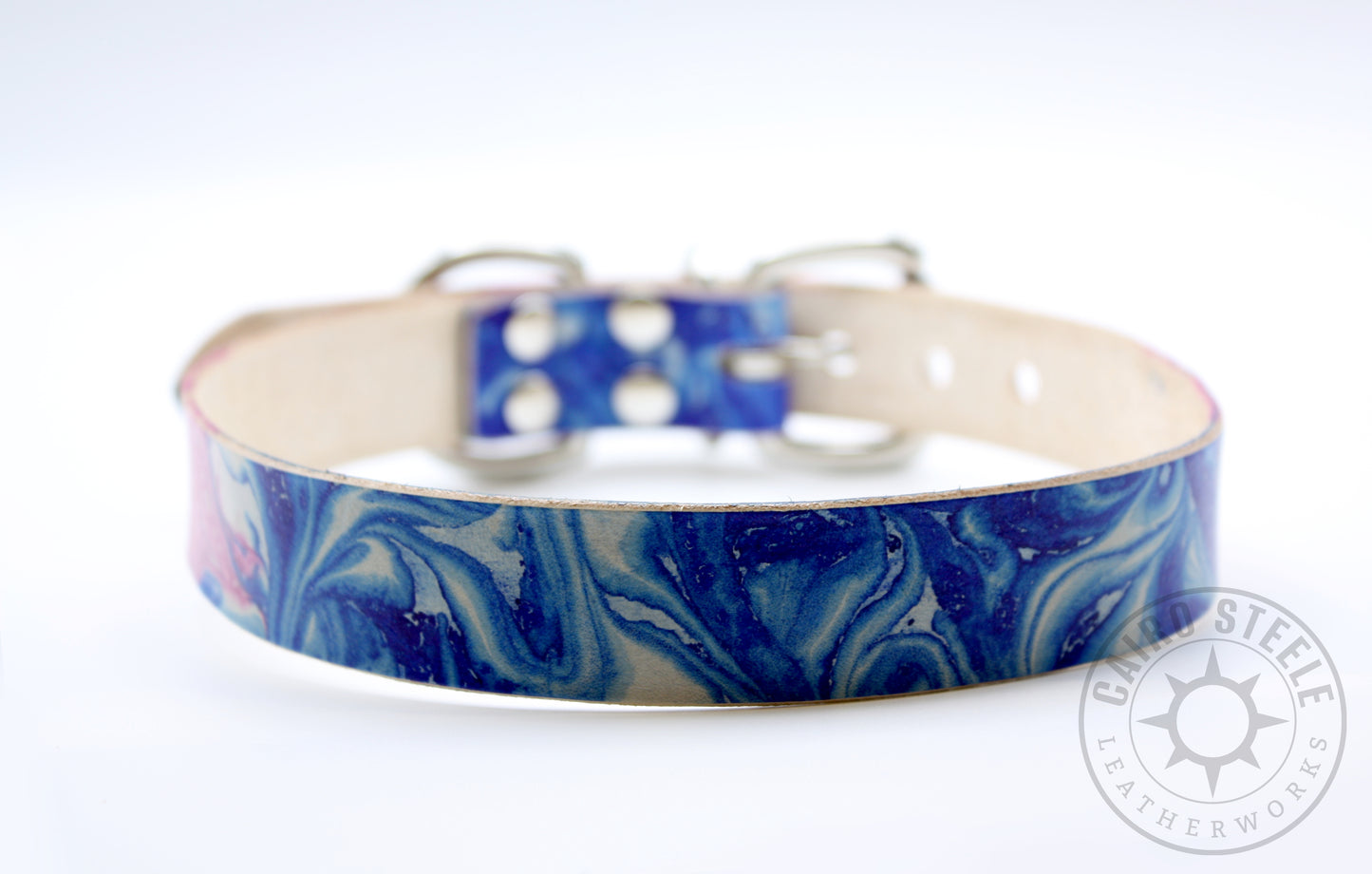 Made-To-Order: Trans Pride Marbled Day Collar