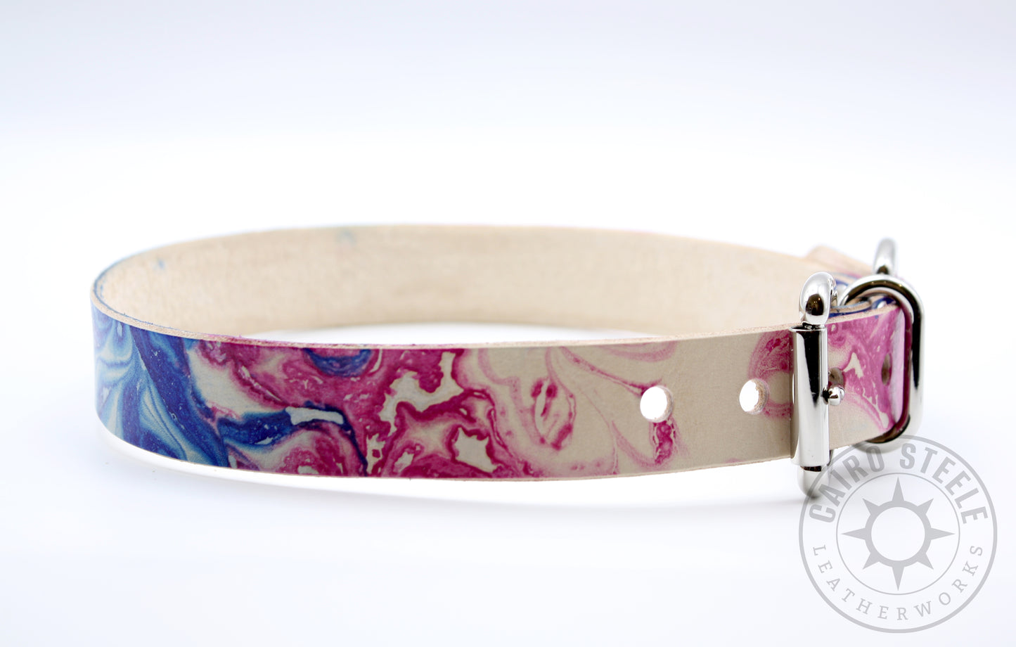 Made-To-Order: Trans Pride Marbled Day Collar