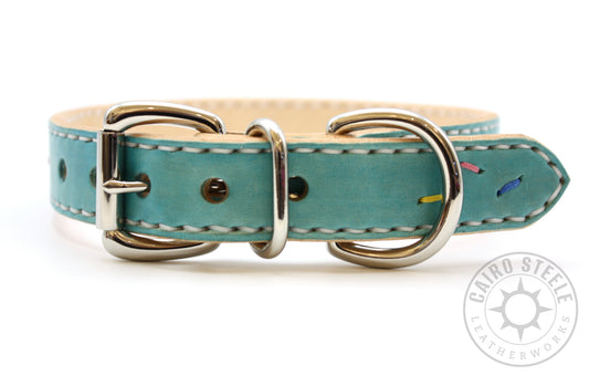 Turquoise & Nickel Sugar Cookie Collar