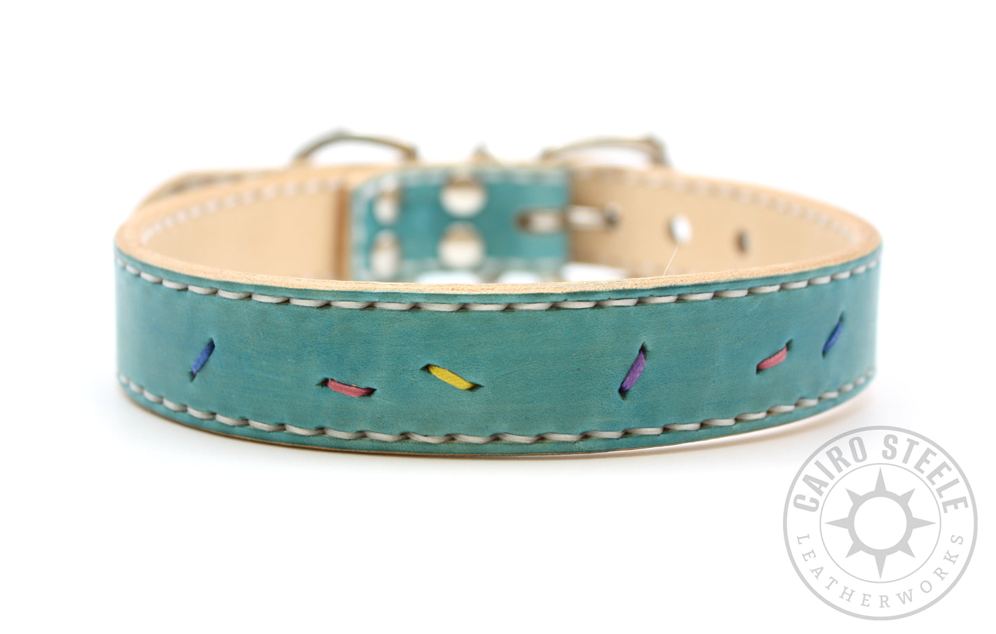 Turquoise & Nickel Sugar Cookie Collar