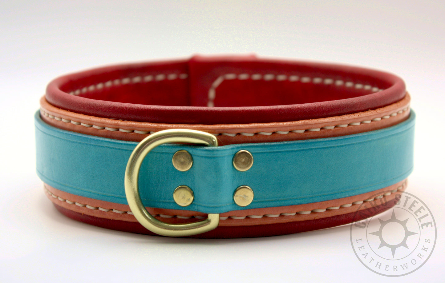 Turquoise & Coral Collar