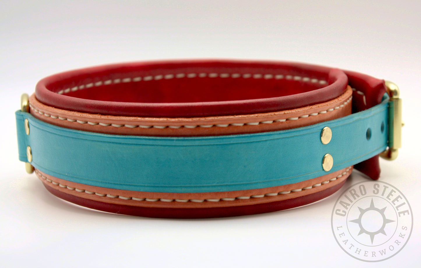 Turquoise & Coral Collar