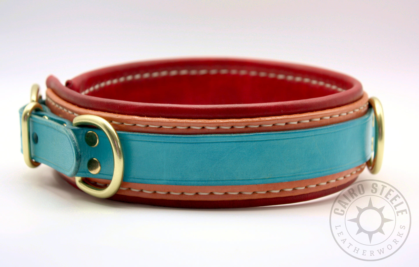 Turquoise & Coral Collar
