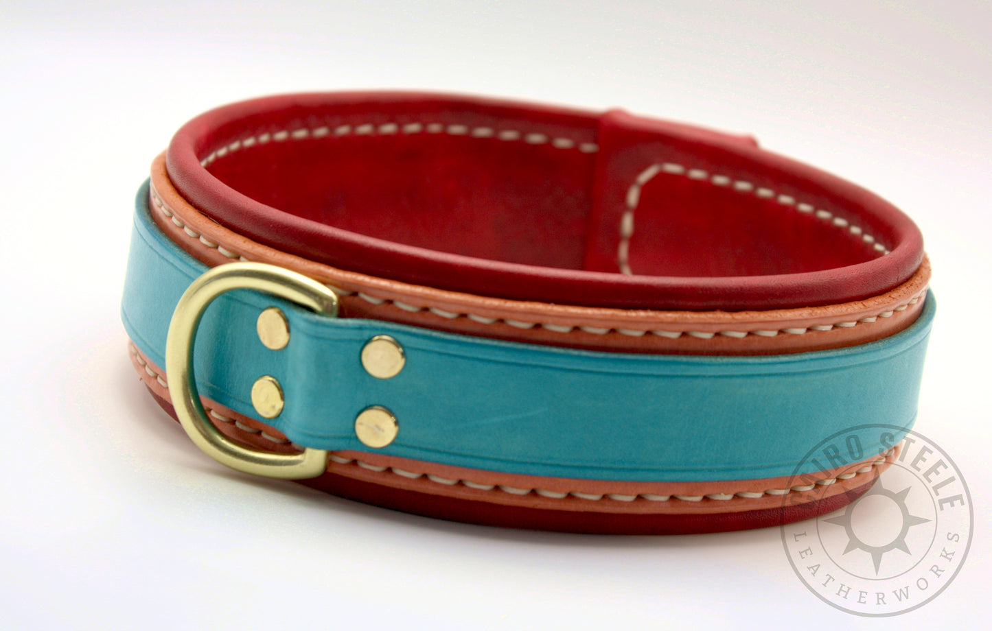 Turquoise & Coral Collar
